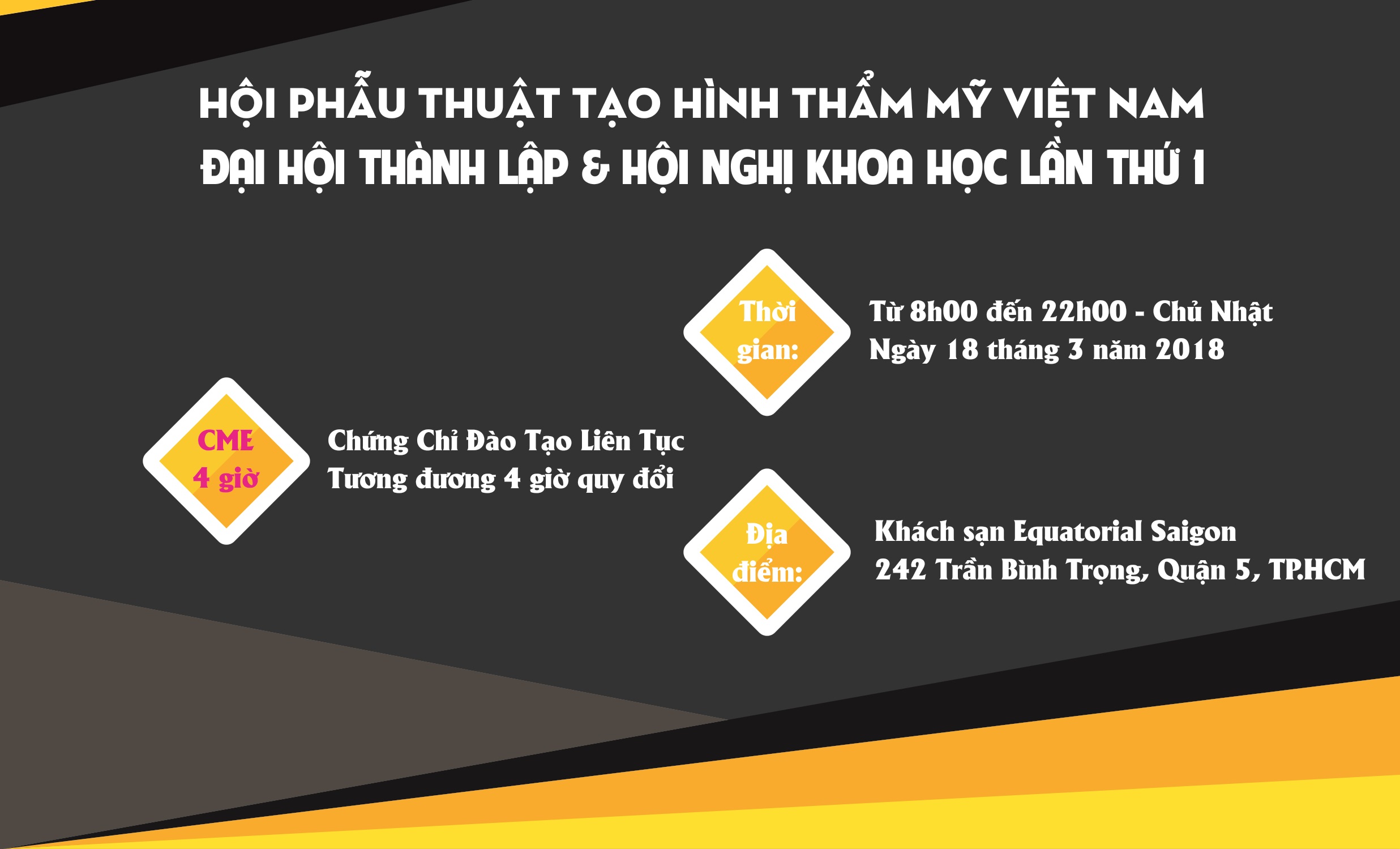 Đại Hội Thành Lập Hội Phẫu Thuật Tạo Hình Thẩm Mỹ Việt Nam (VSAPS)